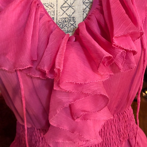 BNWT Women’s Ark & Co. Hot Pink Tank/Halter - Picture 2 of 9